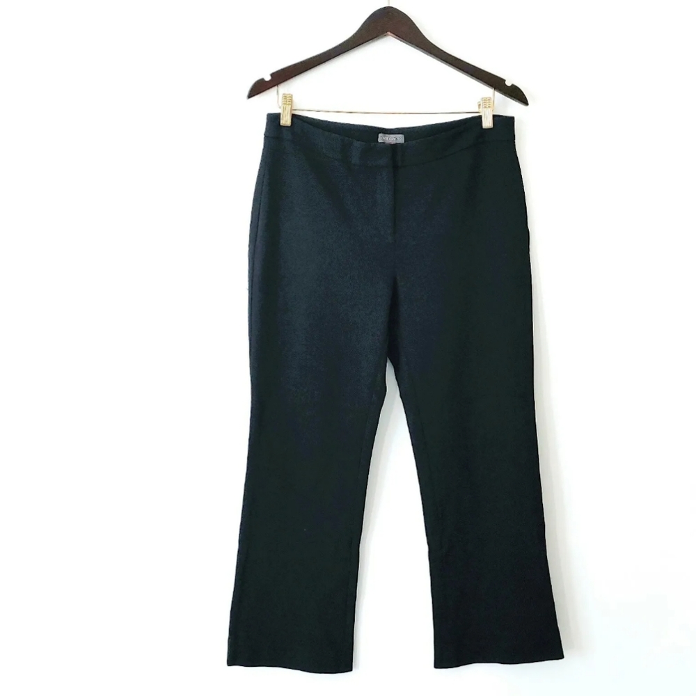 Vince Camuto Black High Rise Stretch Crop Pants Sz 6